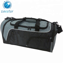 Portable One Large Compartment Polyester Travel Outdoor Duffel Tote Bag with Detachable Shoulder Strap